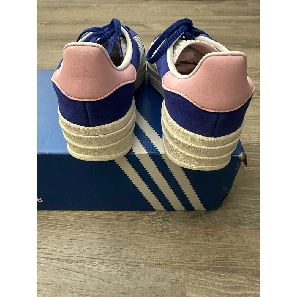 Size 7.5 - Adidas Gazelle Bold Lucid Blue Pink W